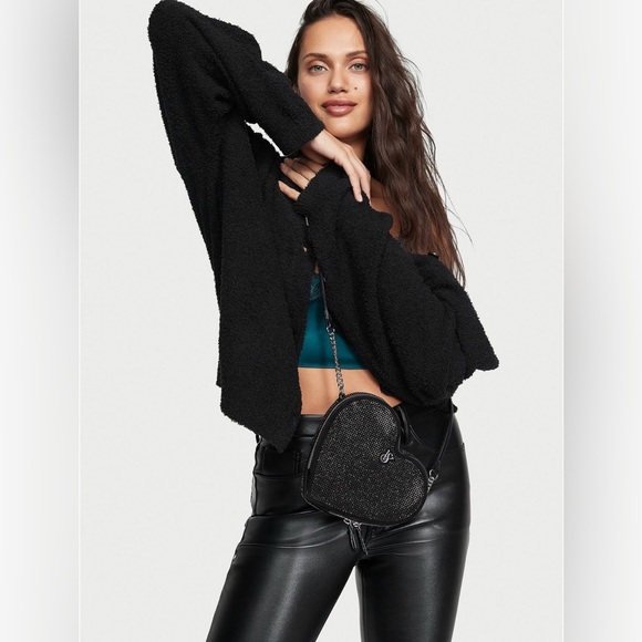 BRAND NEW VS Heart Rhinestone Crossbody Bag - Picture 4 of 6